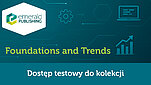 Grafika z logo Emerald Publishing i napisem: Foundations and Trends. Dostęp testowy do kolekcji